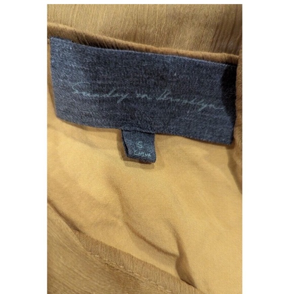 Anthropology Sunday In Brooklyn Ripple Crepe Blouse Size Small - Picture 5 of 8